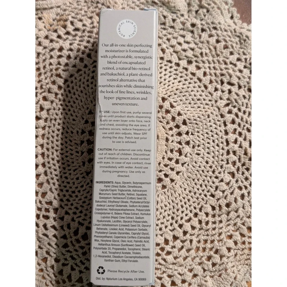 NIB Naturium Retinol Complex Cream 2.5% Bakuchiol Lipids Face Moisturizer 1.7oz